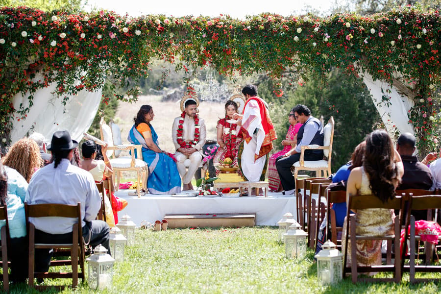 Outdoor Indian Wedding