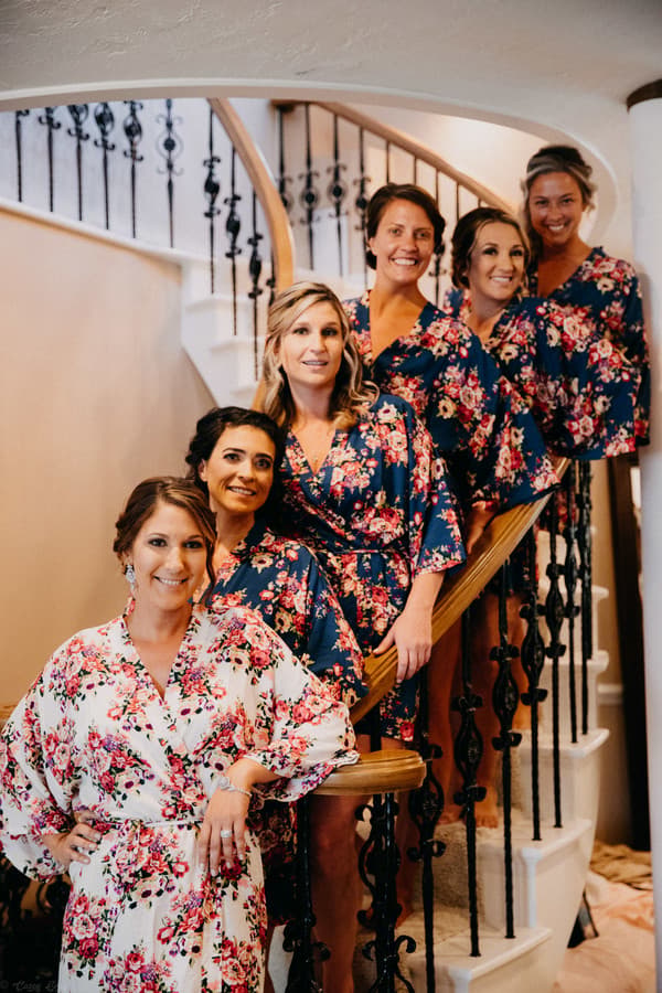 Bride and Bridesmaids
