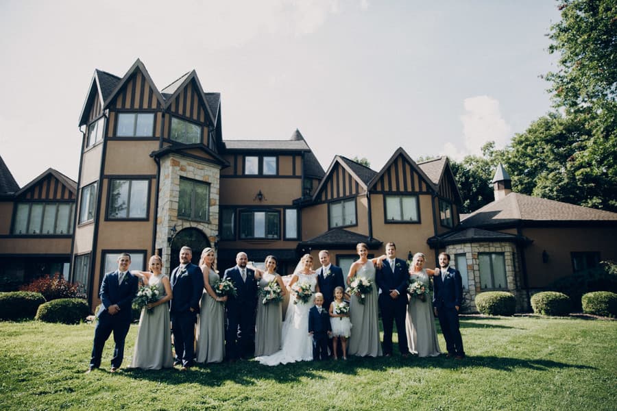 Summer Elegance Mansion Wedding