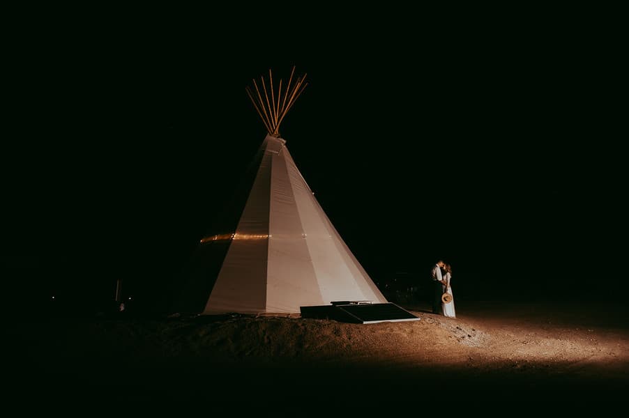 Styled Bohemian Elopement In Nipton by Jamie Yacksyzn photo 2