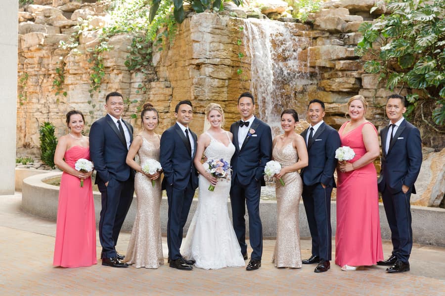 A Beautiful Gold and Navy Wedding
