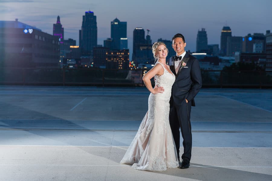 A Beautiful Gold and Navy Summer Wedding in Kansas by Tina Kraemer