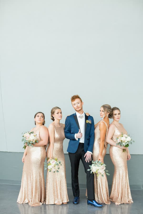 Groom and Groomsmaids