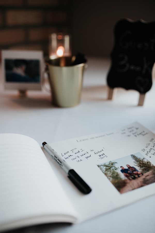 Guest Book Table