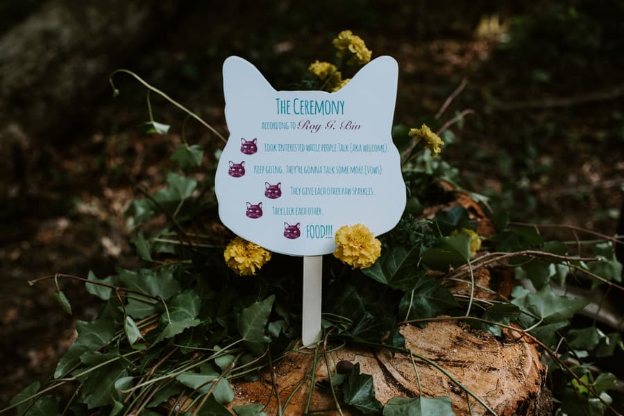 Wedding Program Fan