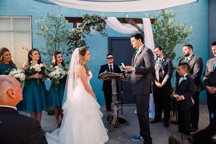 Industrial Wedding with Farm Animals in Las Vegas by Alycia Moore photo 2