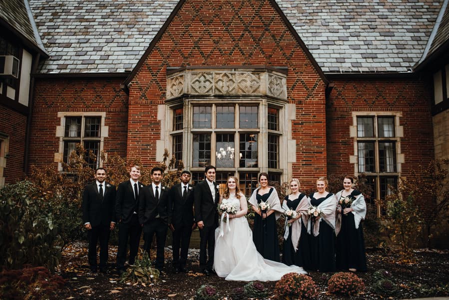 Newlyweds and Wedding Team