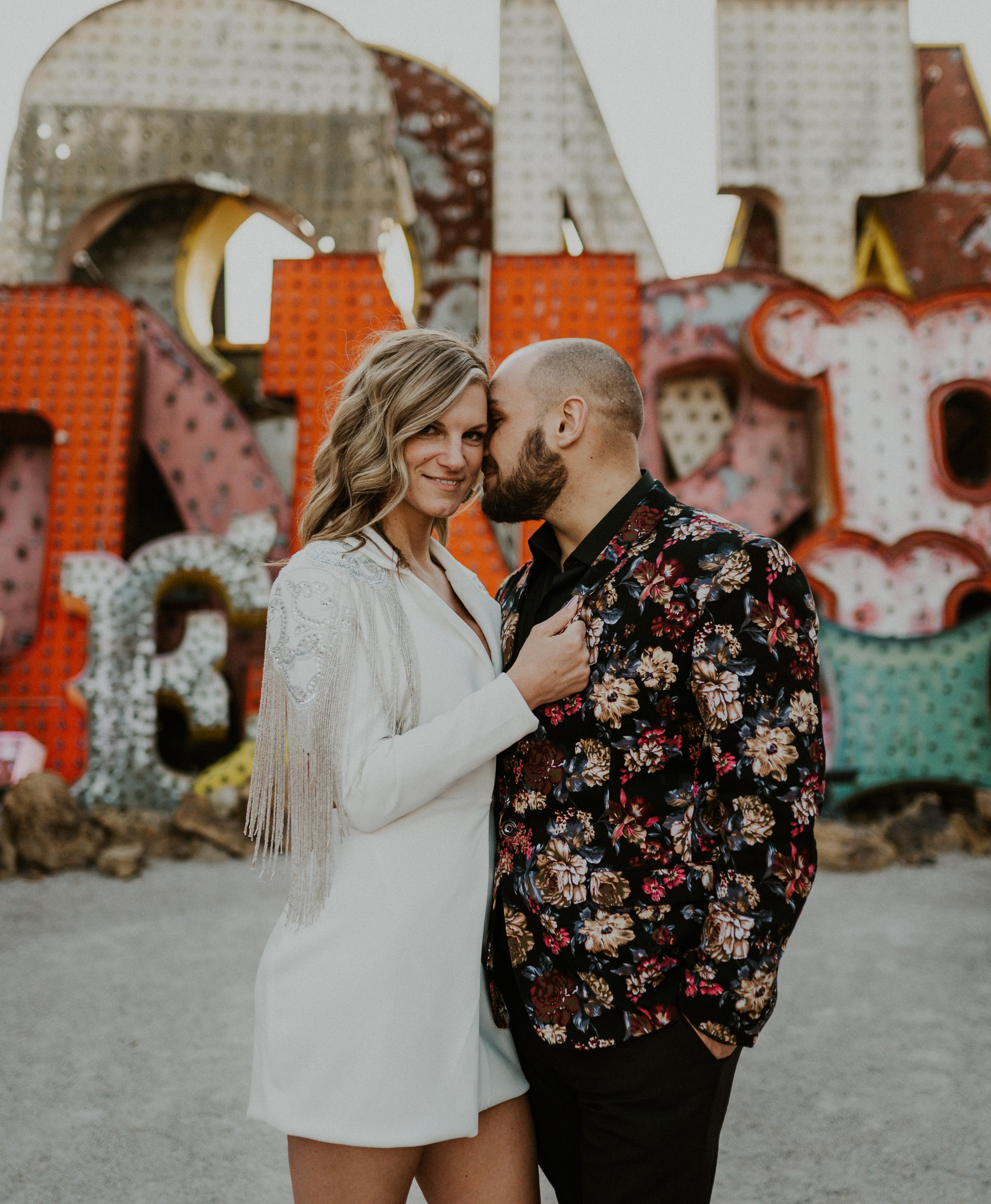 Real Las Vegas Love Story at The Neon Museum