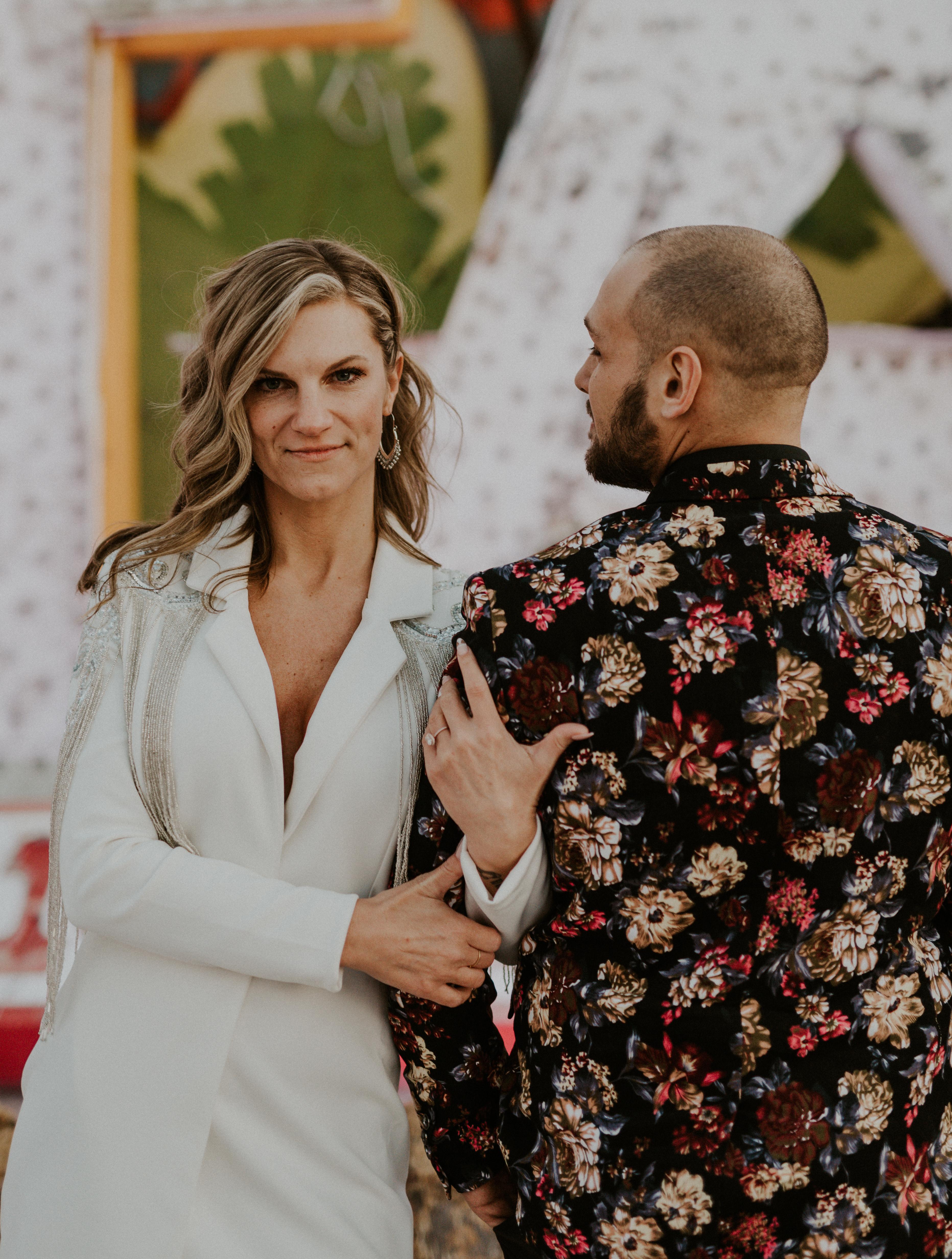 Eclectic Engagement Photo Session at the Iconic Neon Museum & Downtown Las Vegas 12