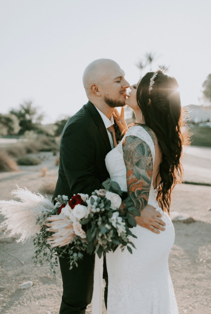 A Romantic Lake Las Vegas Wedding by the Water Captured by Courtney Pecorino