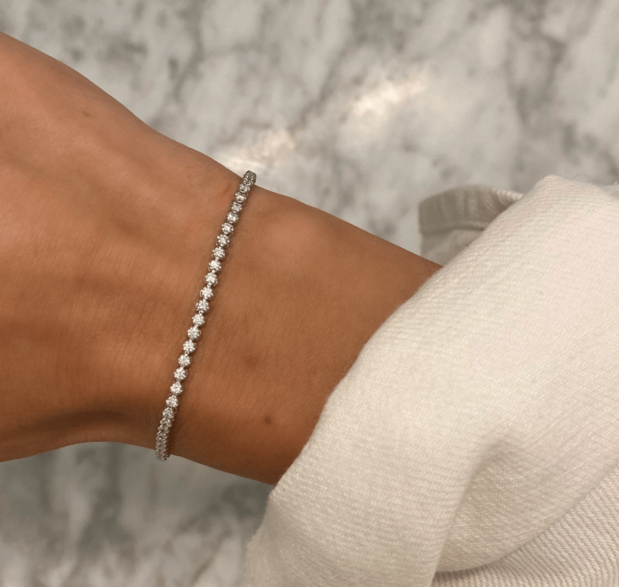 Mini Diamond Tennis Bracelet