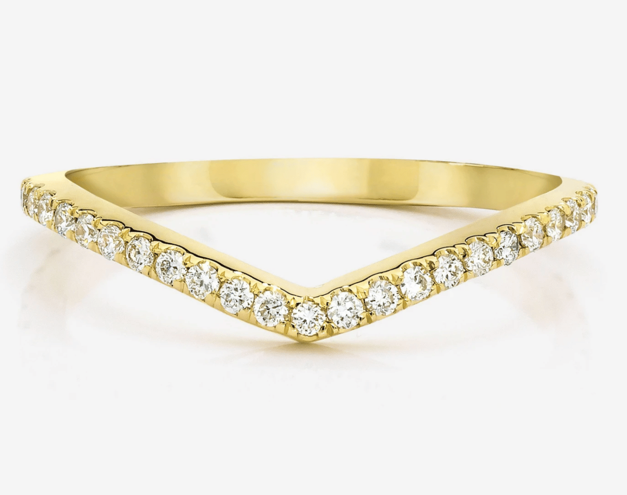 Curved Diamond Band