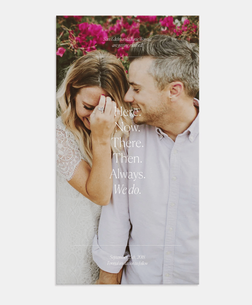 Elemental Wedding Invitation Suite