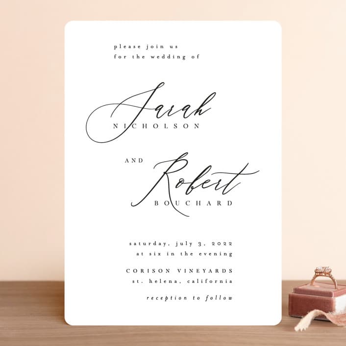 Corison Wedding Invitation