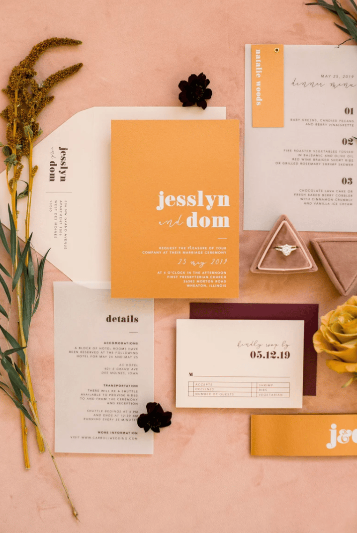 Jessilyn Wedding Invitation Suite