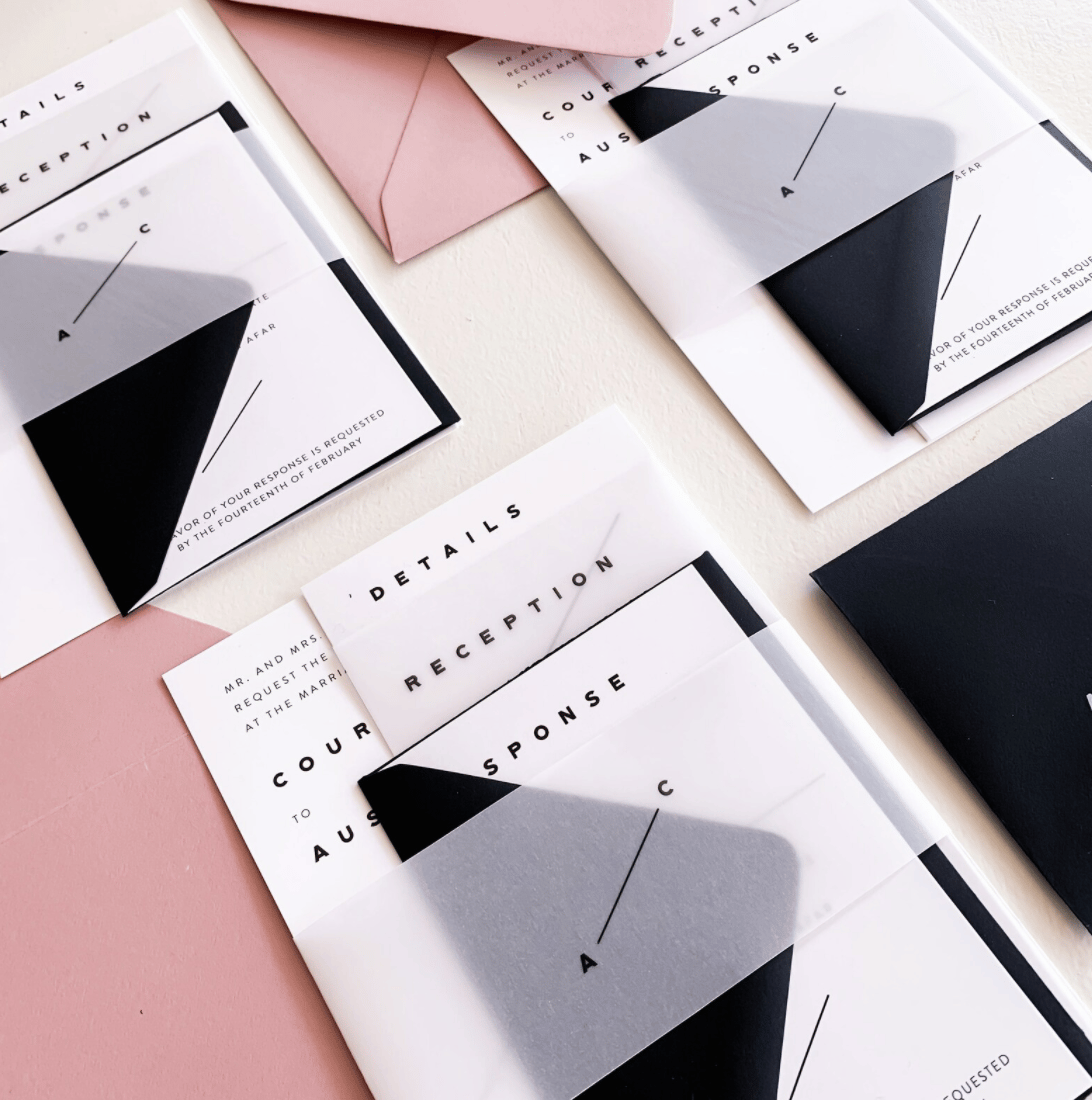 Courtney Wedding Invitation Suite