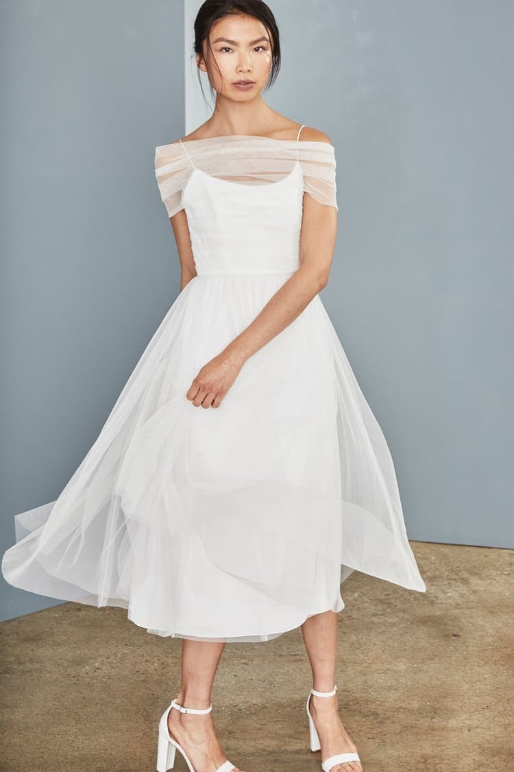 Tulle Midi Dress