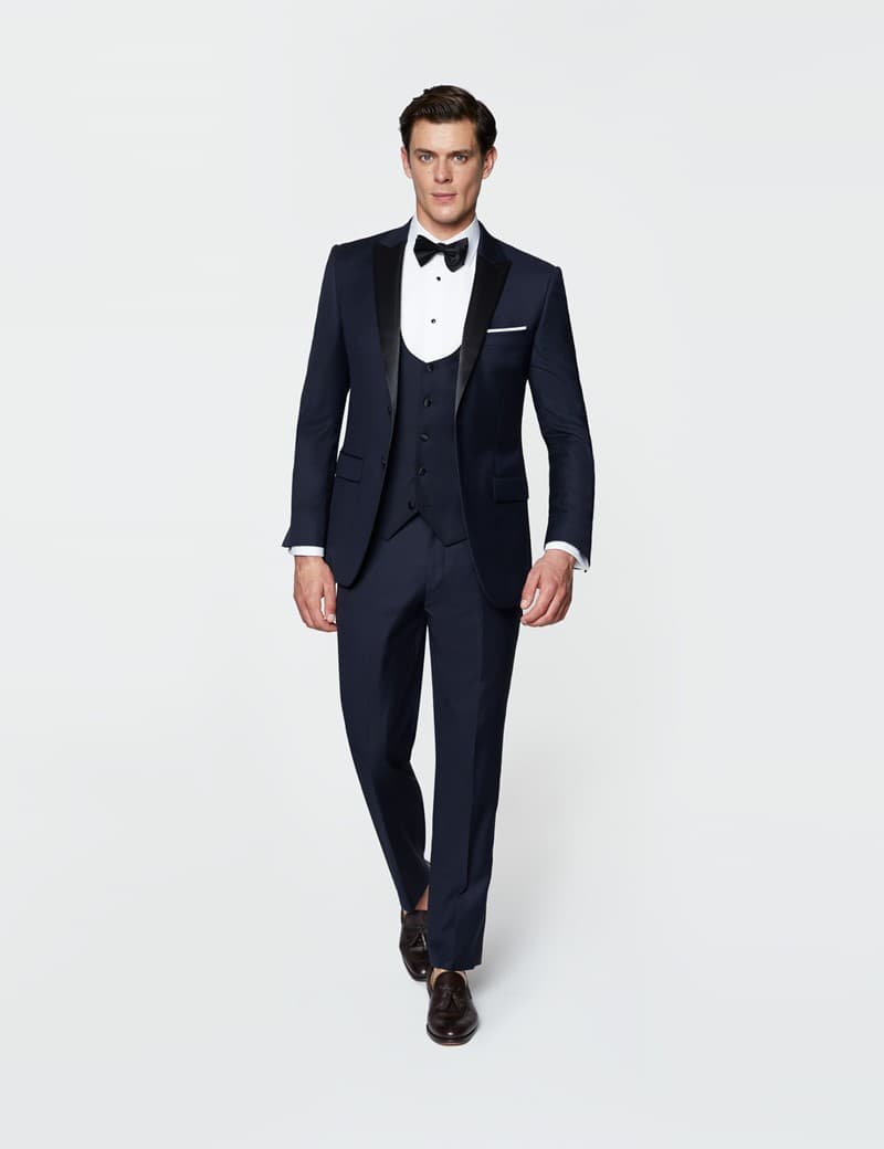 Men's Navy Slim Fit Dinner Suit