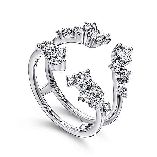 14K White Gold Diamond Ring Enhancer