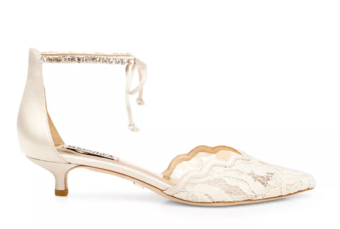 Women's Betsy Lace Kitten Heel Pumps