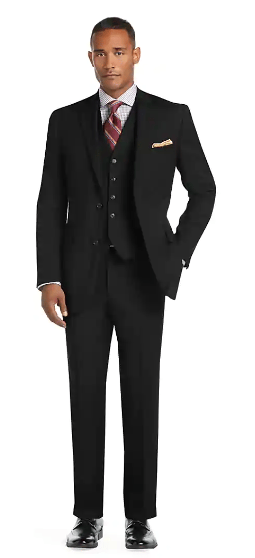 1905 Collection Tailored Fit Textured Suit