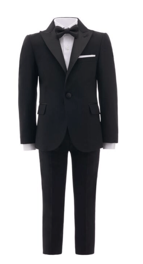 Black Peak Lapel Suit