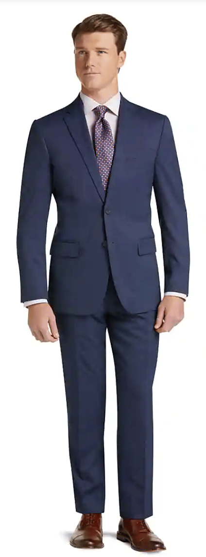 Travel Tech Slim Fit Tic Weave Suit