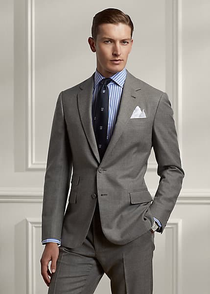 Kent Wool Flannel Suit