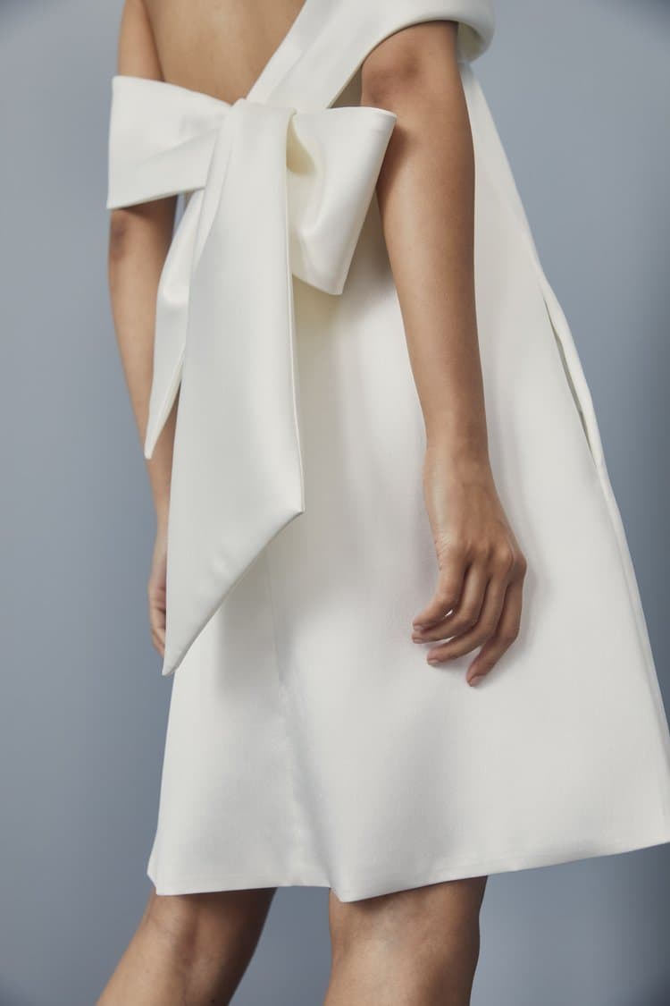 Bow Back Shift Dress