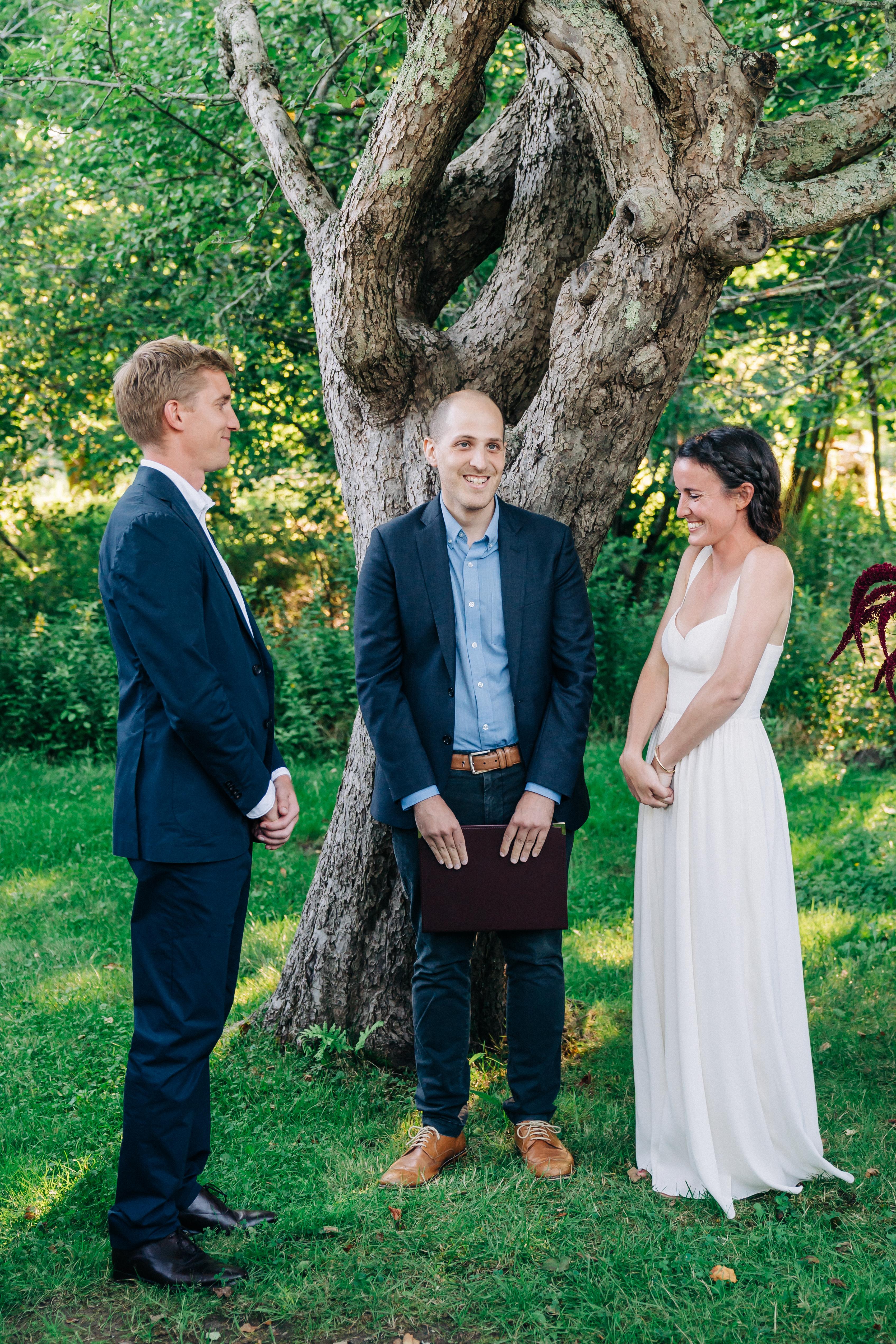 Intimate Backyard Wedding in Maine 1