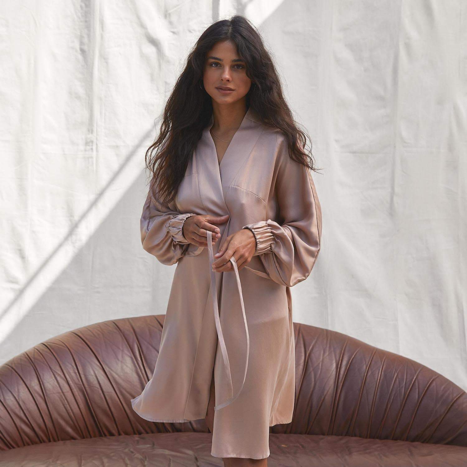 Washable Silk Robe