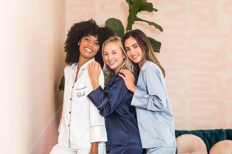 Personalized Satin Silk Pajamas