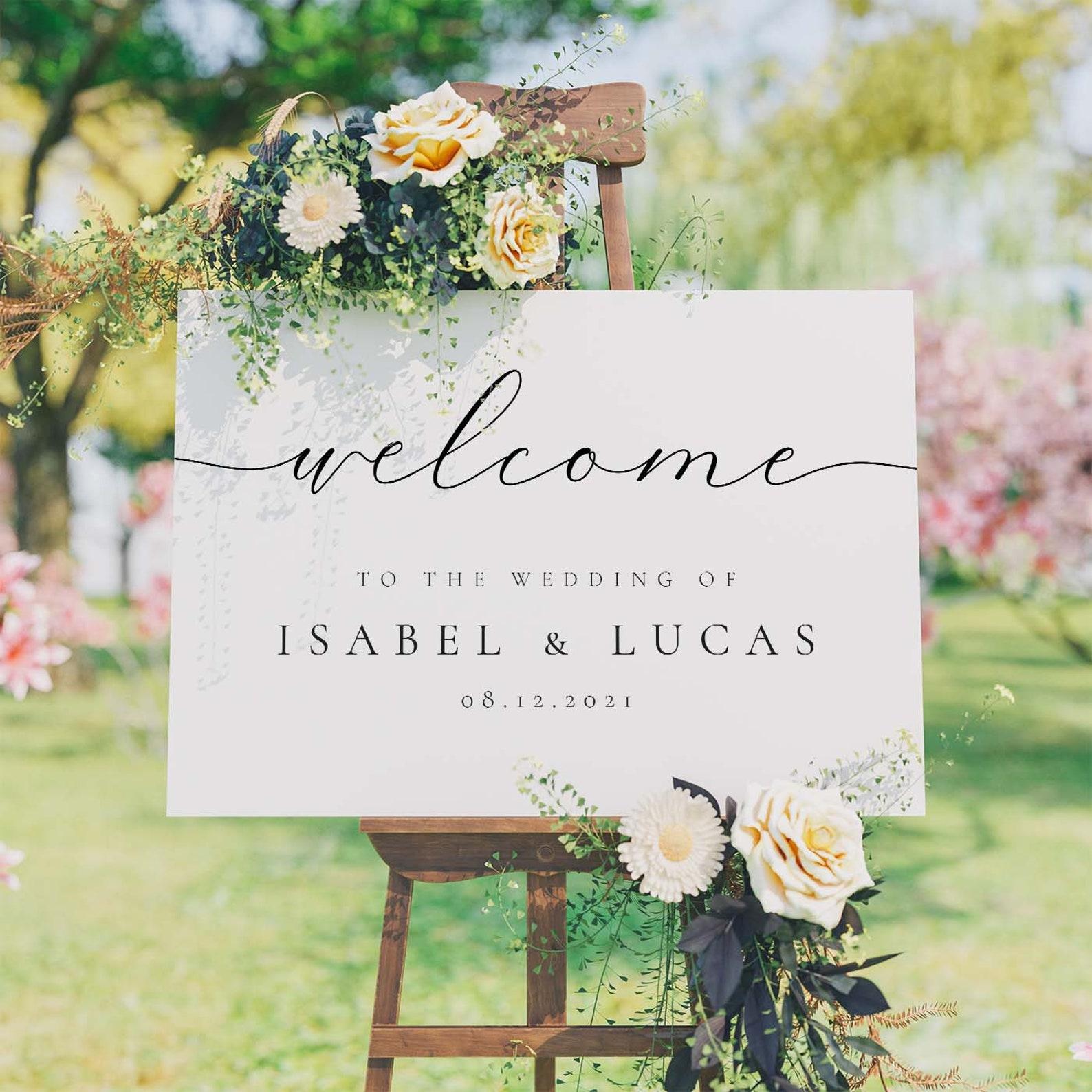 Wedding Welcome Sign