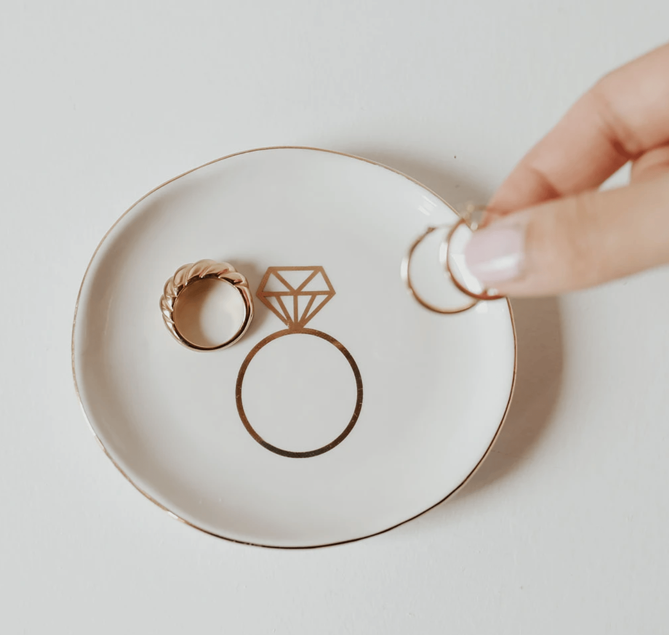 Engagement Ring Jewelry Dish