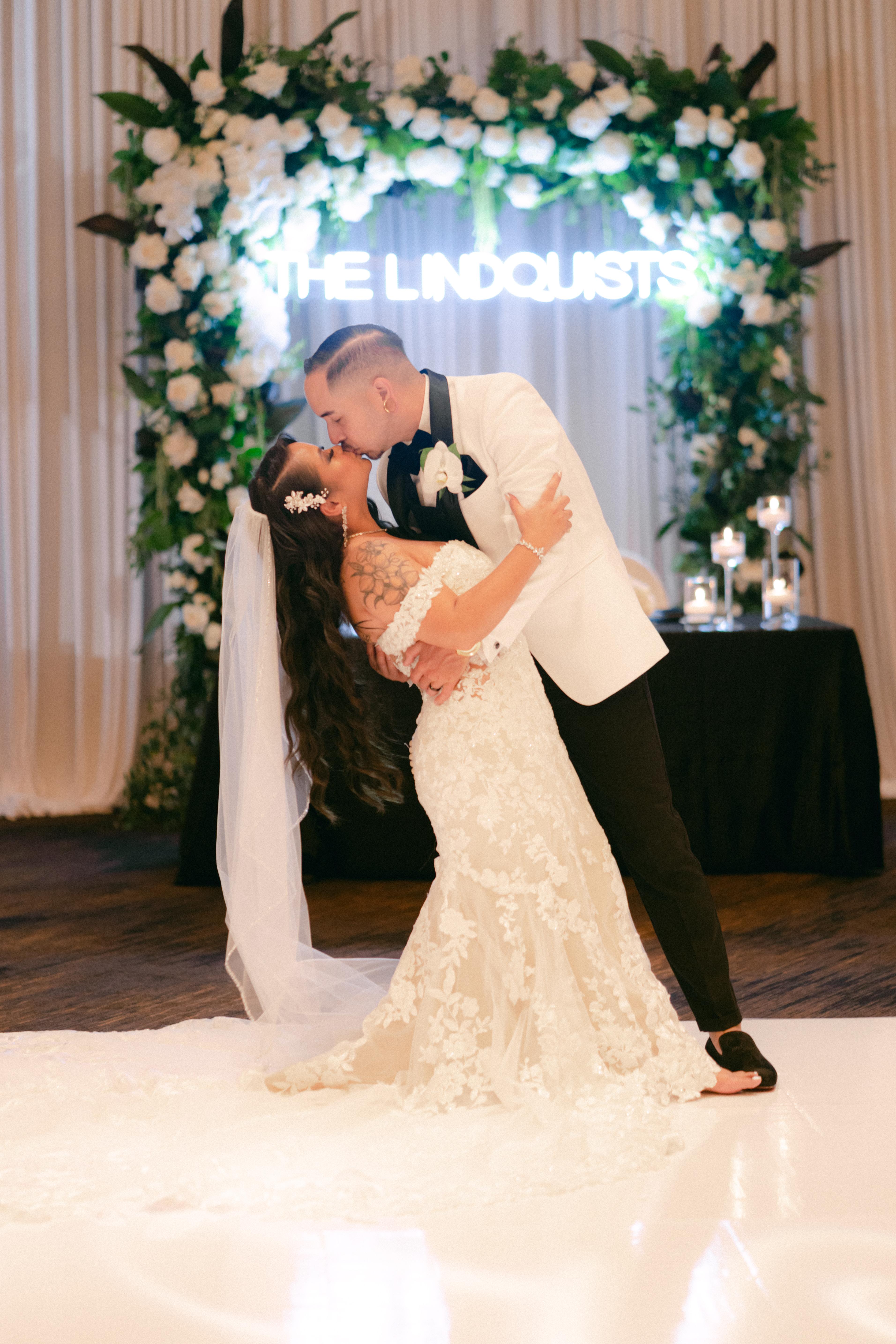 A Black & White Wedding Hosted at Red Rock Casino, Resort & Spa in Las Vegas, Nevada