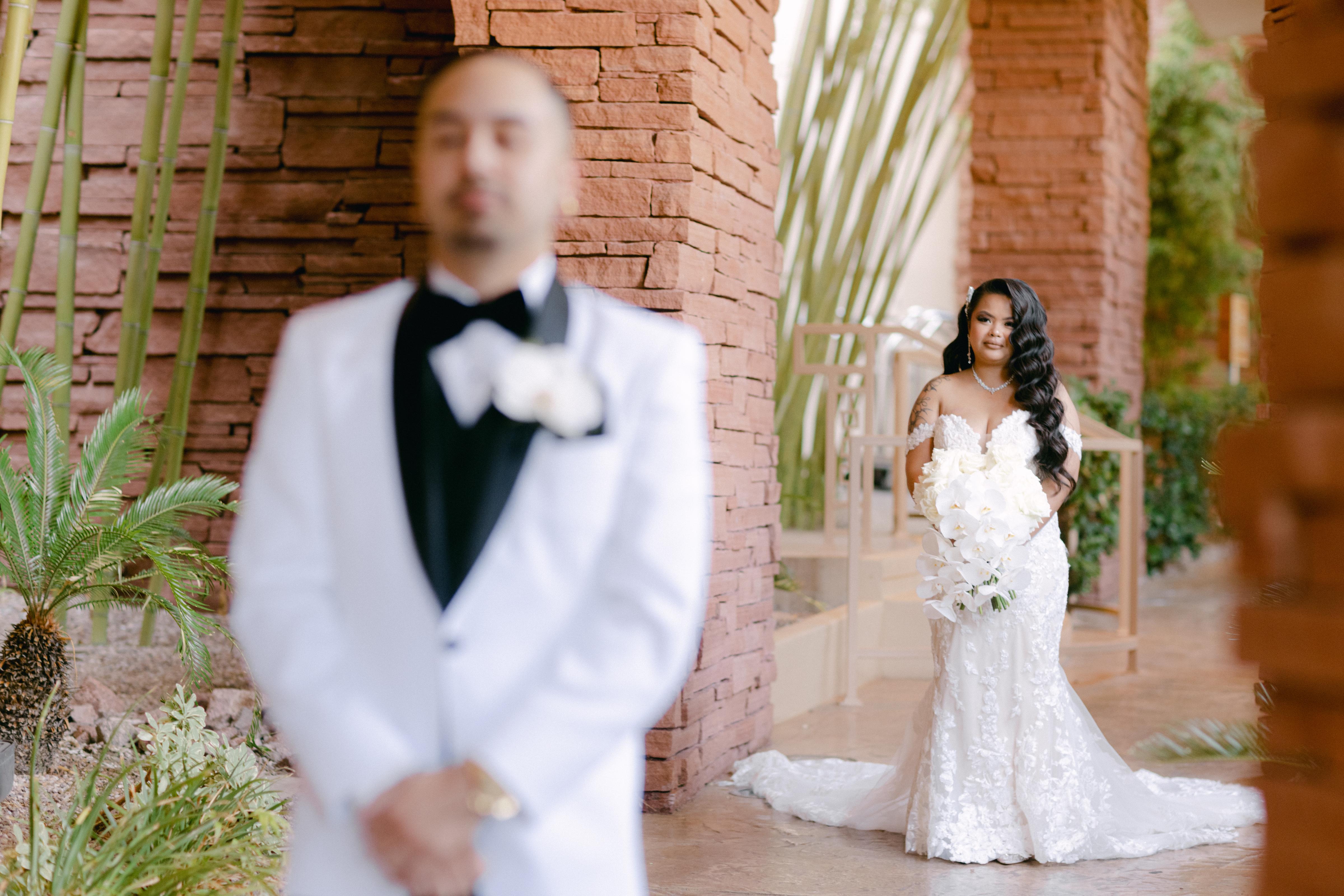 A Black & White Wedding Hosted at Red Rock Casino, Resort & Spa in Las Vegas, Nevada photo 3