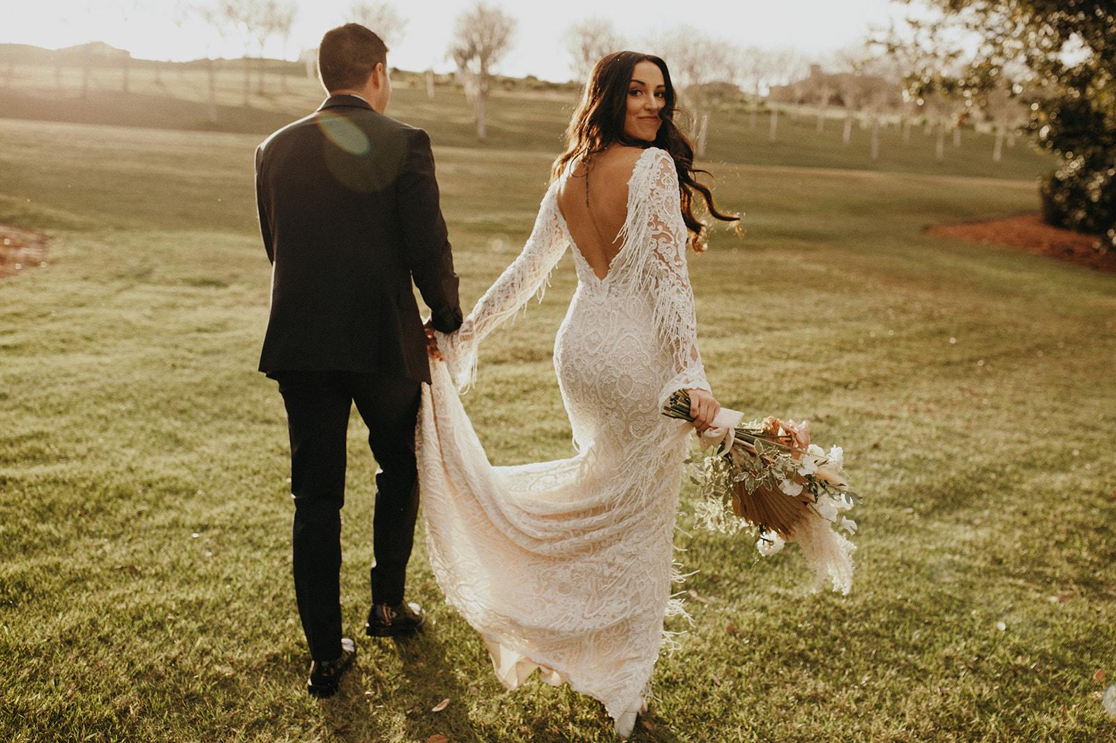A Bohemian Winter Wedding at The Bella Collina Venue