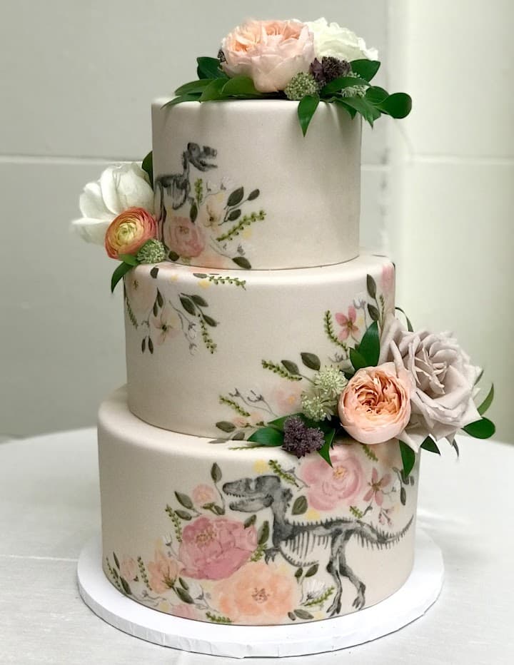 Flourish Cake Design