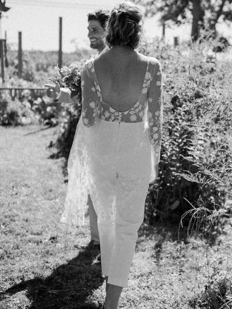 A Non-Traditional Garden Wedding at a Private Residence