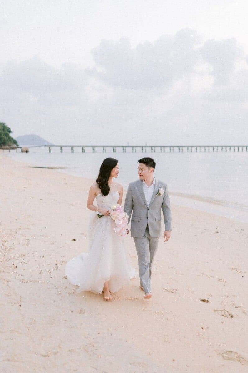 A Romantic Beach Wedding at Intercontinental Koh Samui