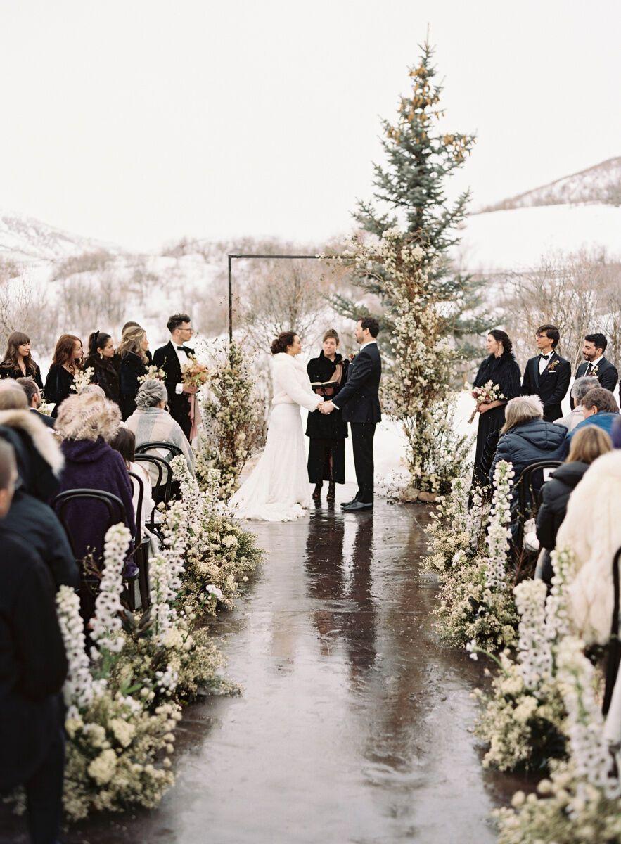 A Romantic Winter Wedding at The Lodge at Blue Sky photo 3