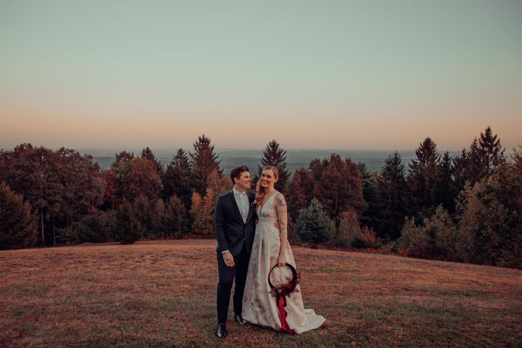 A Rustic Fall Wedding at Cedar Lakes Estate photo 2