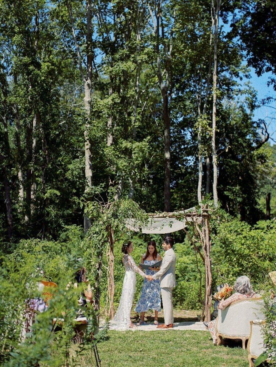 A Non-Traditional Garden Wedding at a Private Residence photo 3
