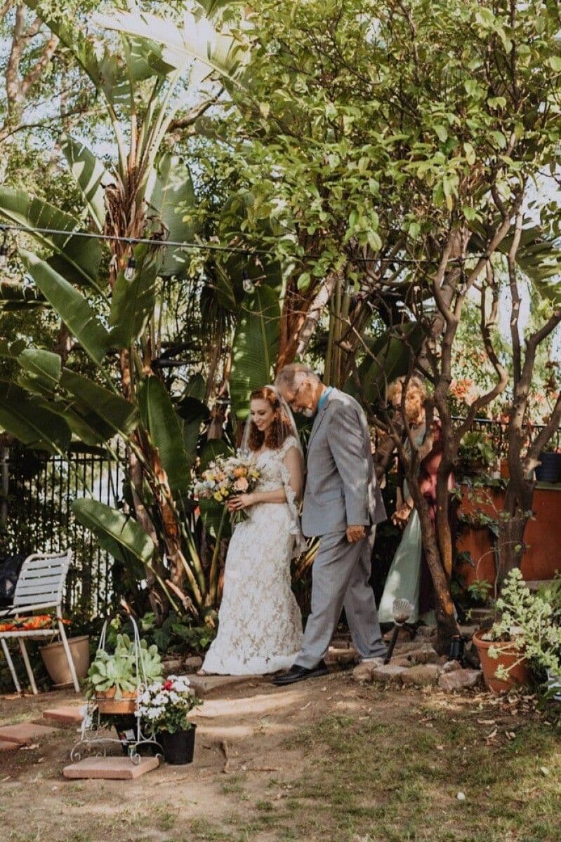 A Non-Traditional Backyard Wedding at a Private Estate photo 3