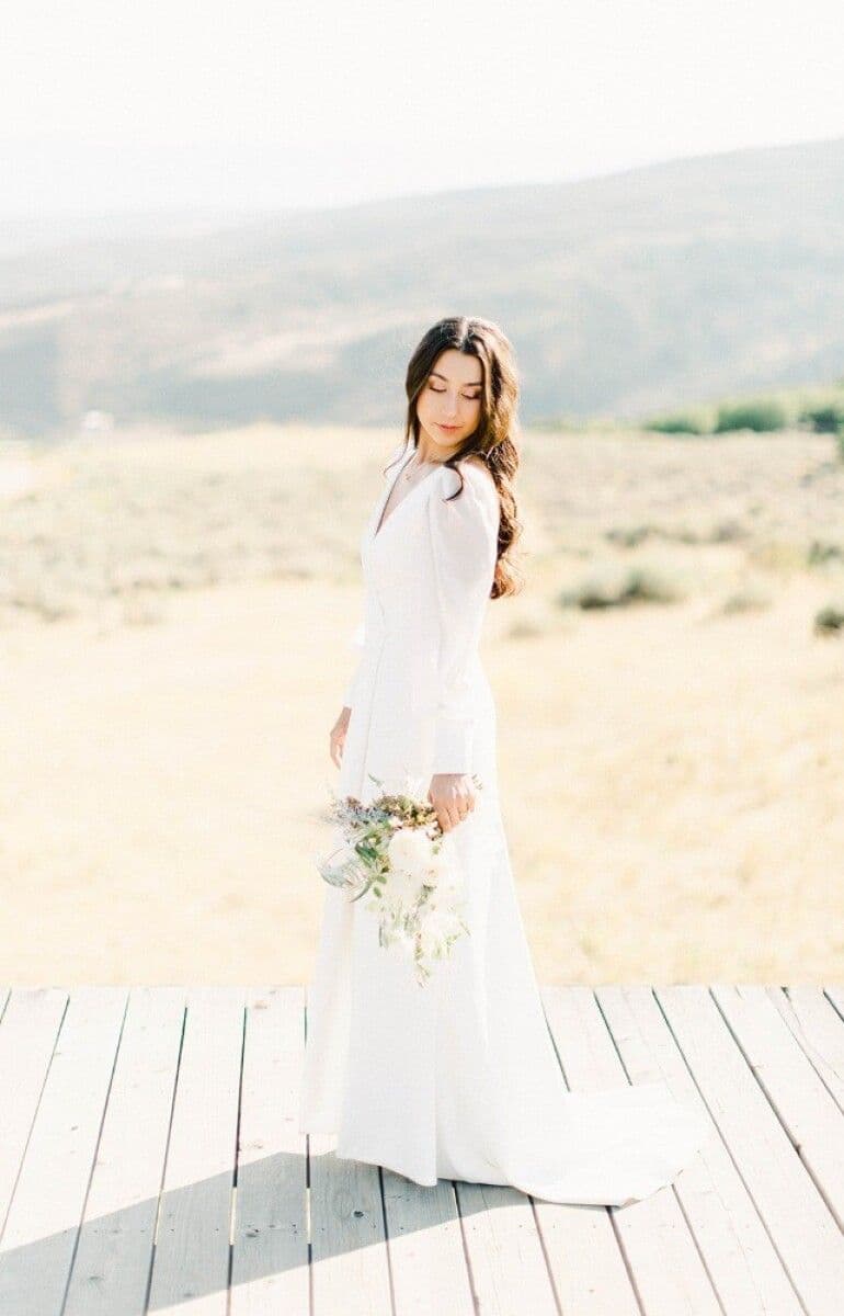 A Modern Mountain Wedding at The Lodge at Blue Sky photo 5