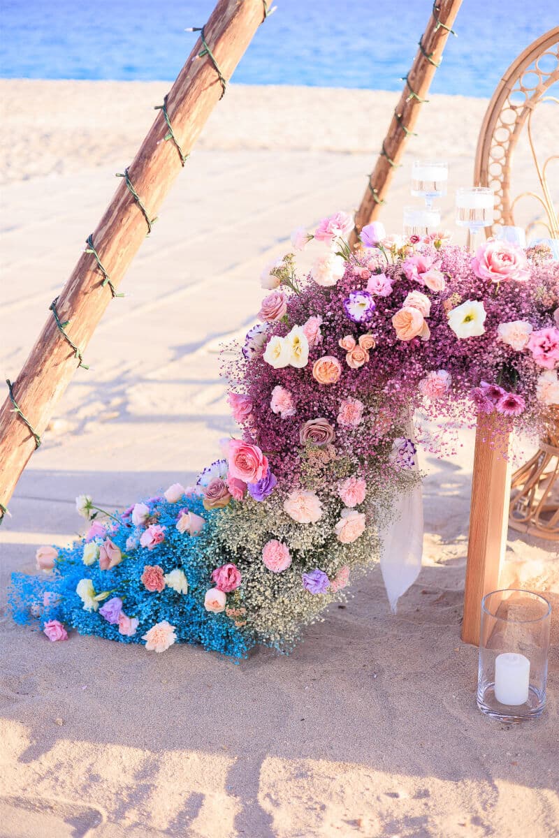 A Colorful Non-Traditional Destination Wedding at a Beach in Mexico photo 4
