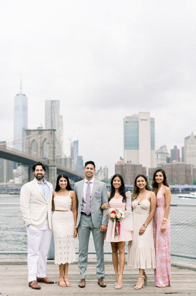 A Romantic Spring Wedding at Brooklyn Bridge photo 3