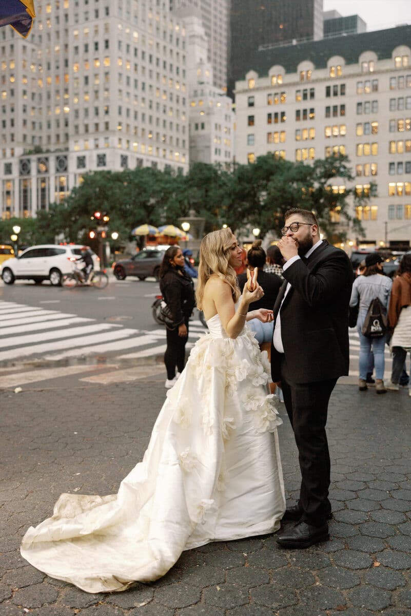 A Glamorous Fall Wedding at Central Park Conservatory Garden photo 2