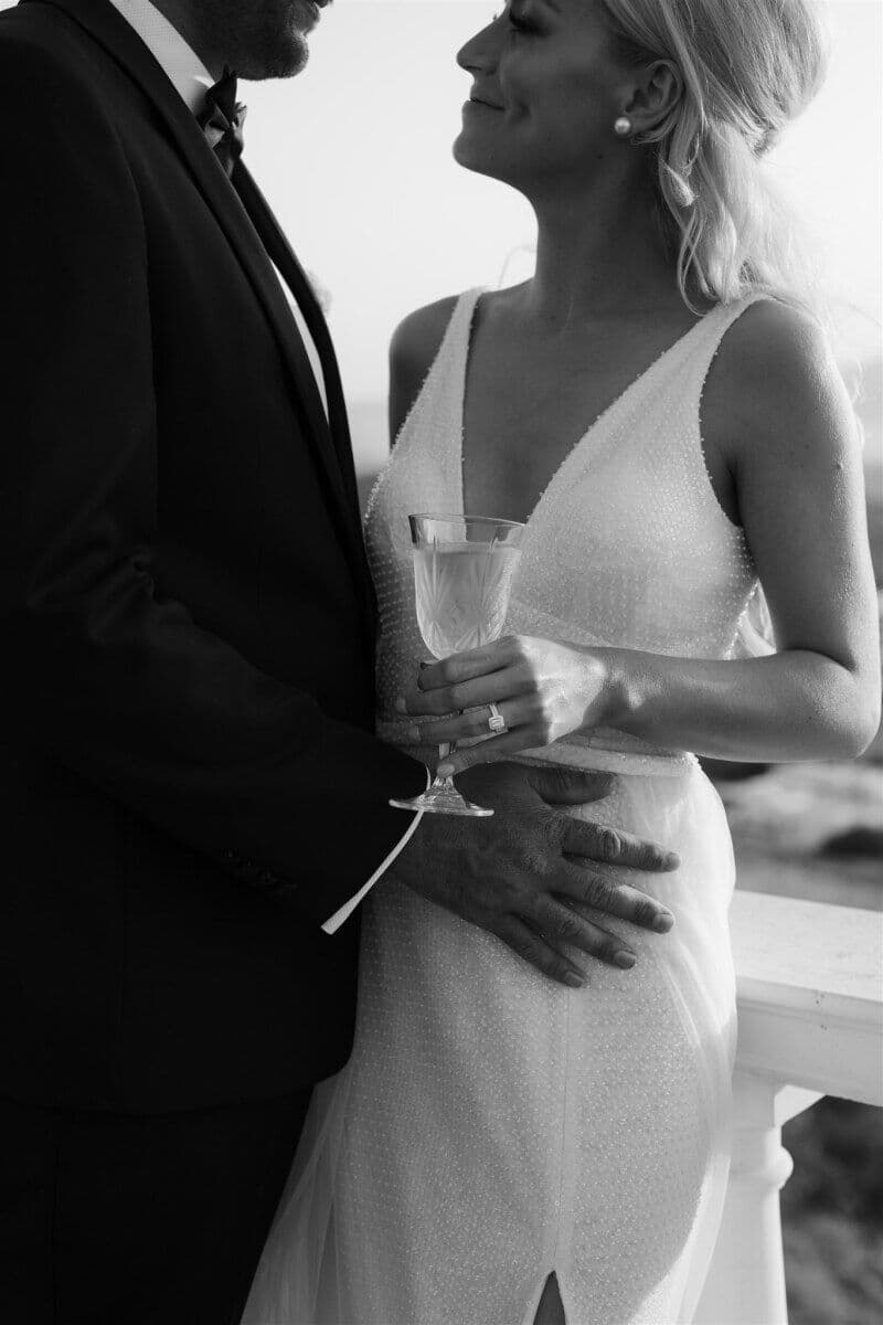A Glamorous Black Tie Destination Wedding in Greece