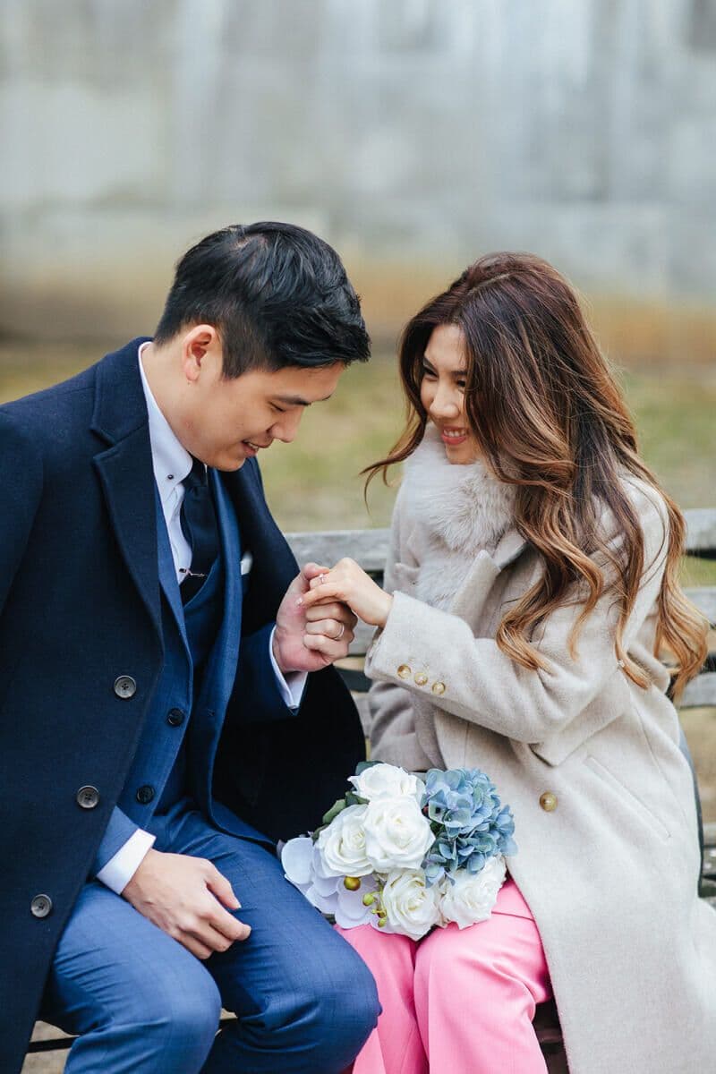 A Modern Fall Wedding at New York City Hall